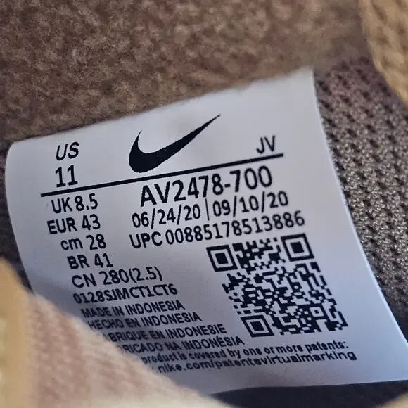 Nike Sneakers Women's 11 Ebernon Wheat Tan Mid High Tops Leather NWT - Picture 14 of 15